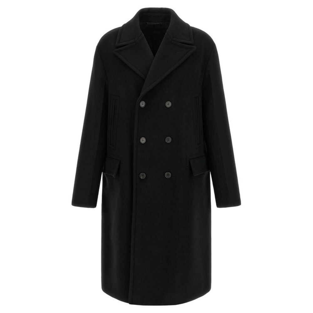 Fendi Men Angora And Wool Coat